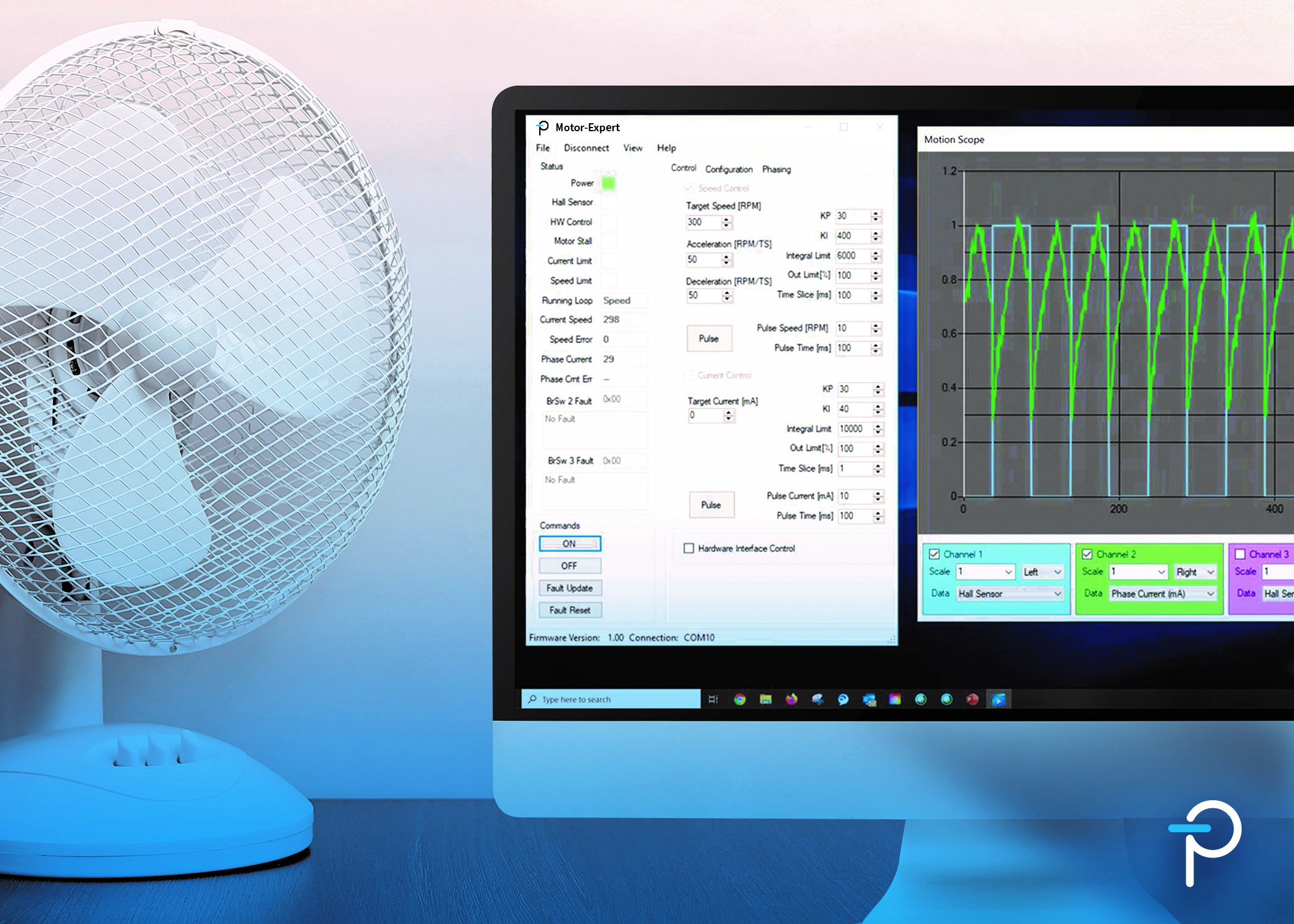 Software for Precise Control of ICs in BLDC Motor Drives